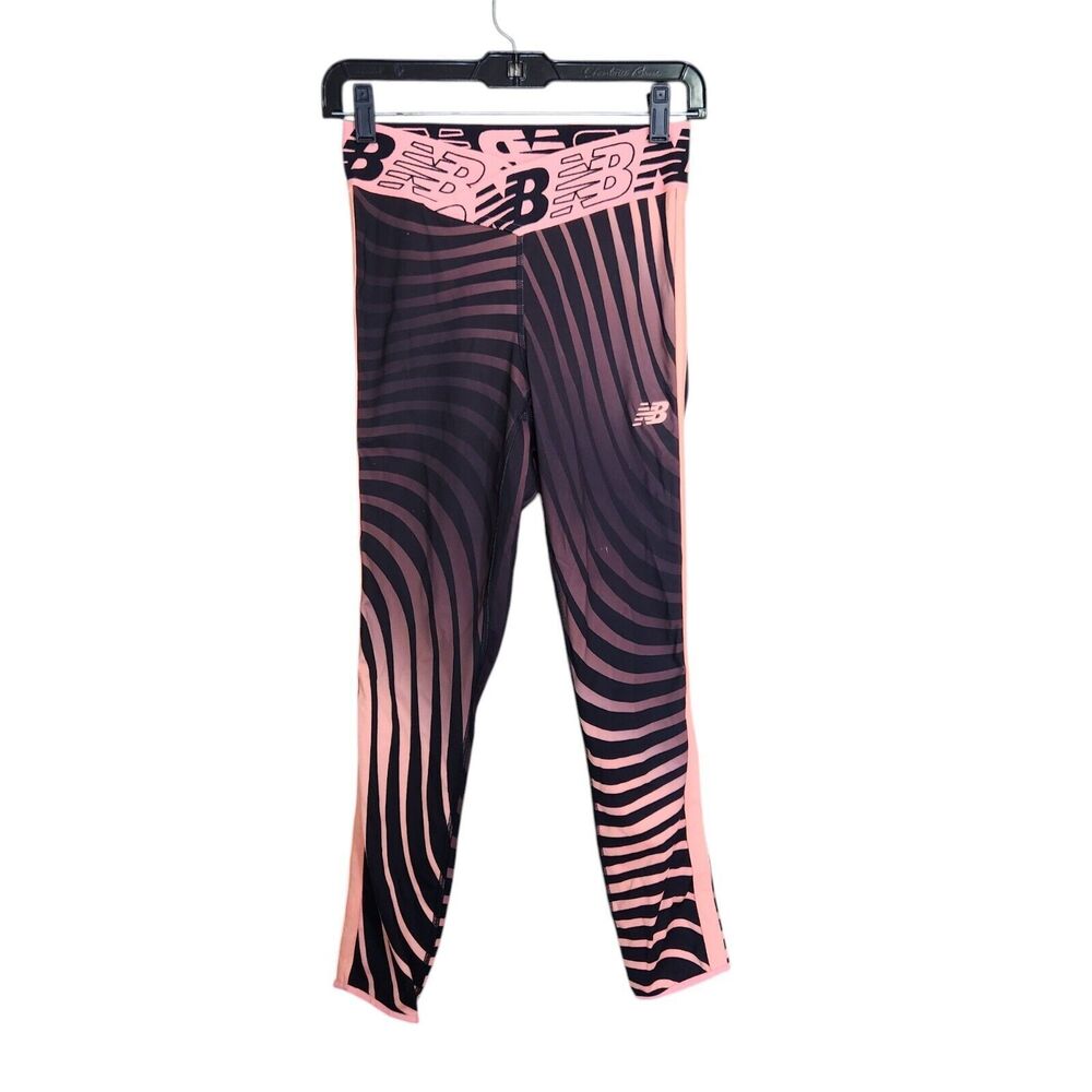 New Balance Women's Relentless Printed High Rise 7/8 Tight Pink Size Small